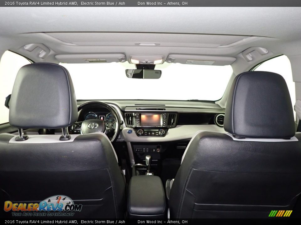 2016 Toyota RAV4 Limited Hybrid AWD Electric Storm Blue / Ash Photo #14