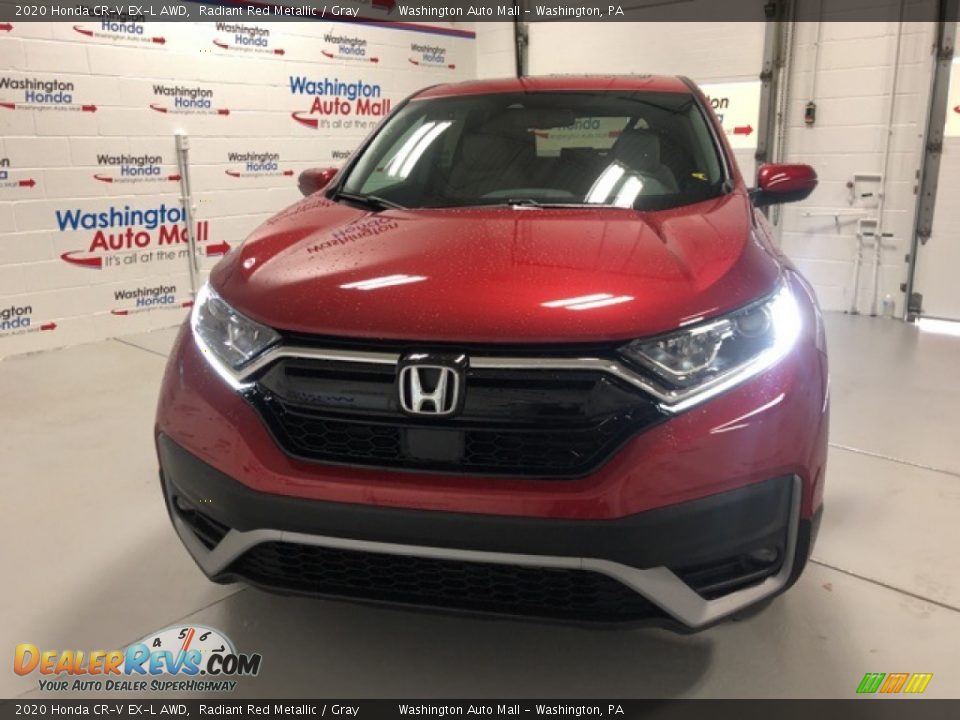 2020 Honda CR-V EX-L AWD Radiant Red Metallic / Gray Photo #5