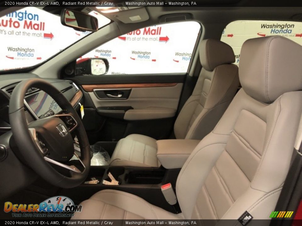 2020 Honda CR-V EX-L AWD Radiant Red Metallic / Gray Photo #6