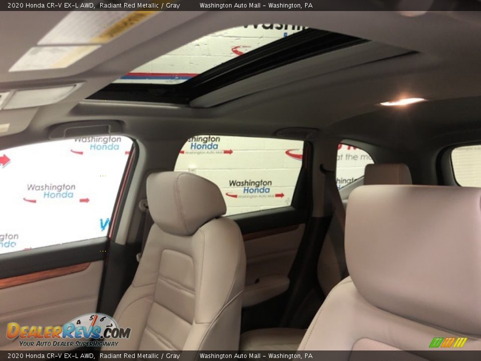 2020 Honda CR-V EX-L AWD Radiant Red Metallic / Gray Photo #7