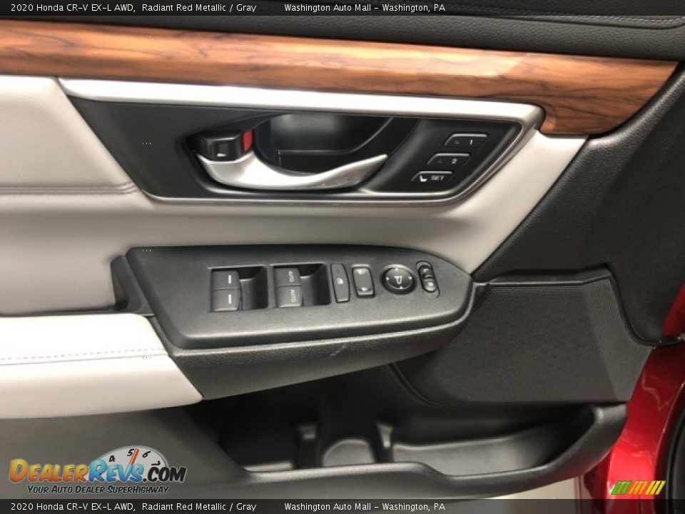 2020 Honda CR-V EX-L AWD Radiant Red Metallic / Gray Photo #10