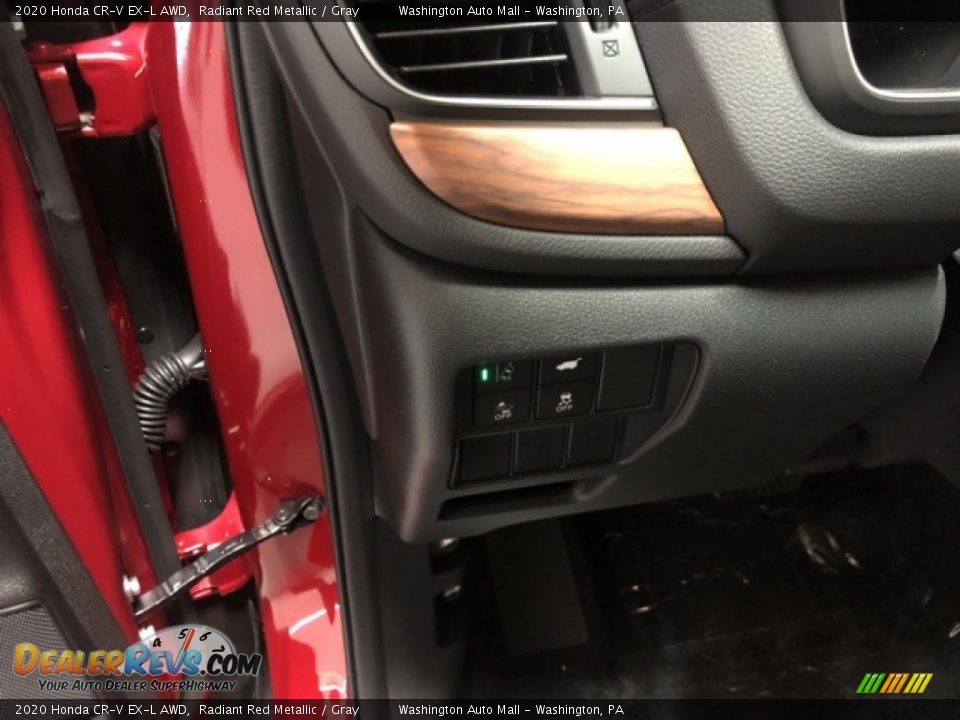 2020 Honda CR-V EX-L AWD Radiant Red Metallic / Gray Photo #11