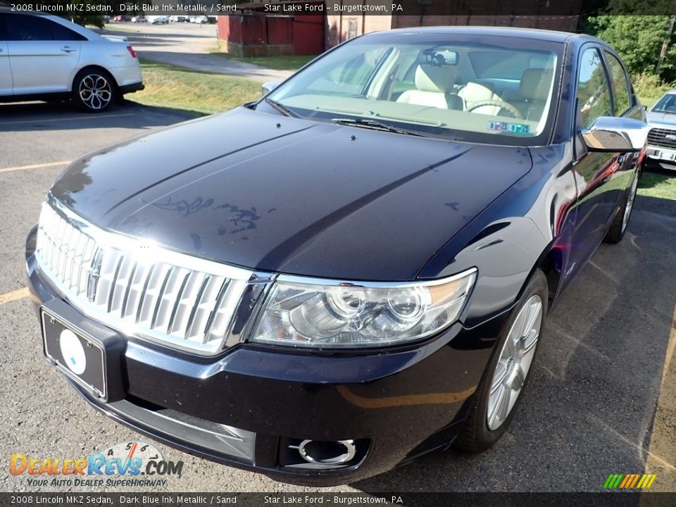 2008 Lincoln MKZ Sedan Dark Blue Ink Metallic / Sand Photo #1