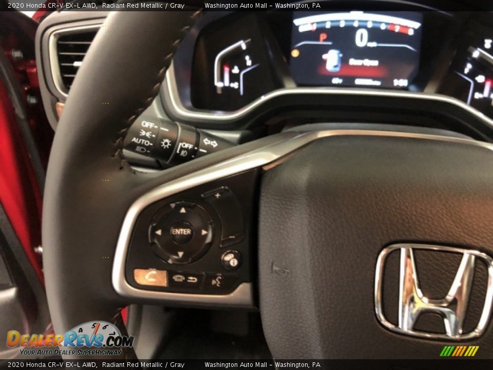 2020 Honda CR-V EX-L AWD Radiant Red Metallic / Gray Photo #14