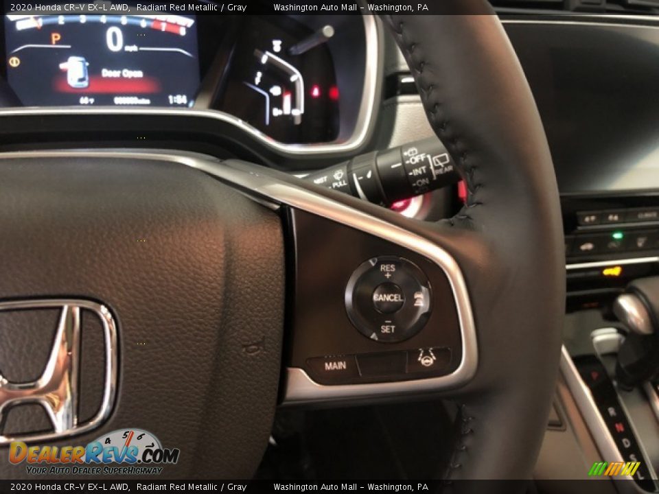 2020 Honda CR-V EX-L AWD Radiant Red Metallic / Gray Photo #15