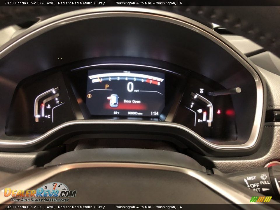 2020 Honda CR-V EX-L AWD Radiant Red Metallic / Gray Photo #16