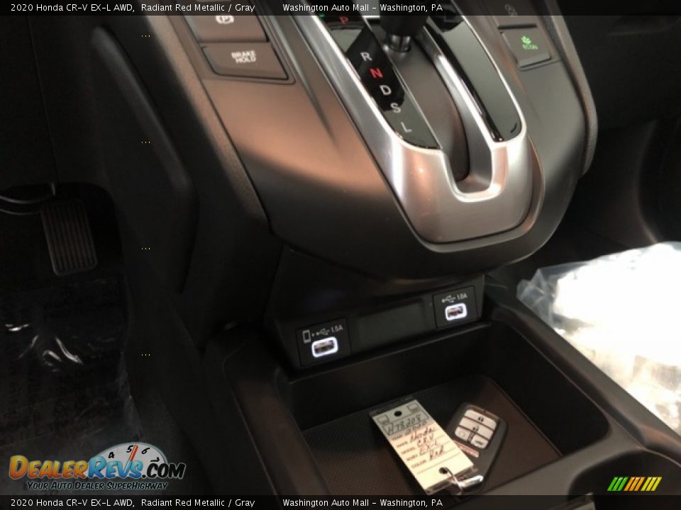 2020 Honda CR-V EX-L AWD Radiant Red Metallic / Gray Photo #17
