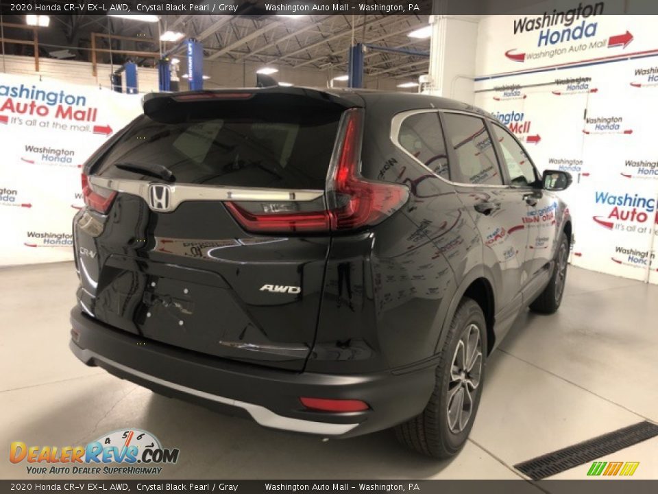 2020 Honda CR-V EX-L AWD Crystal Black Pearl / Gray Photo #3