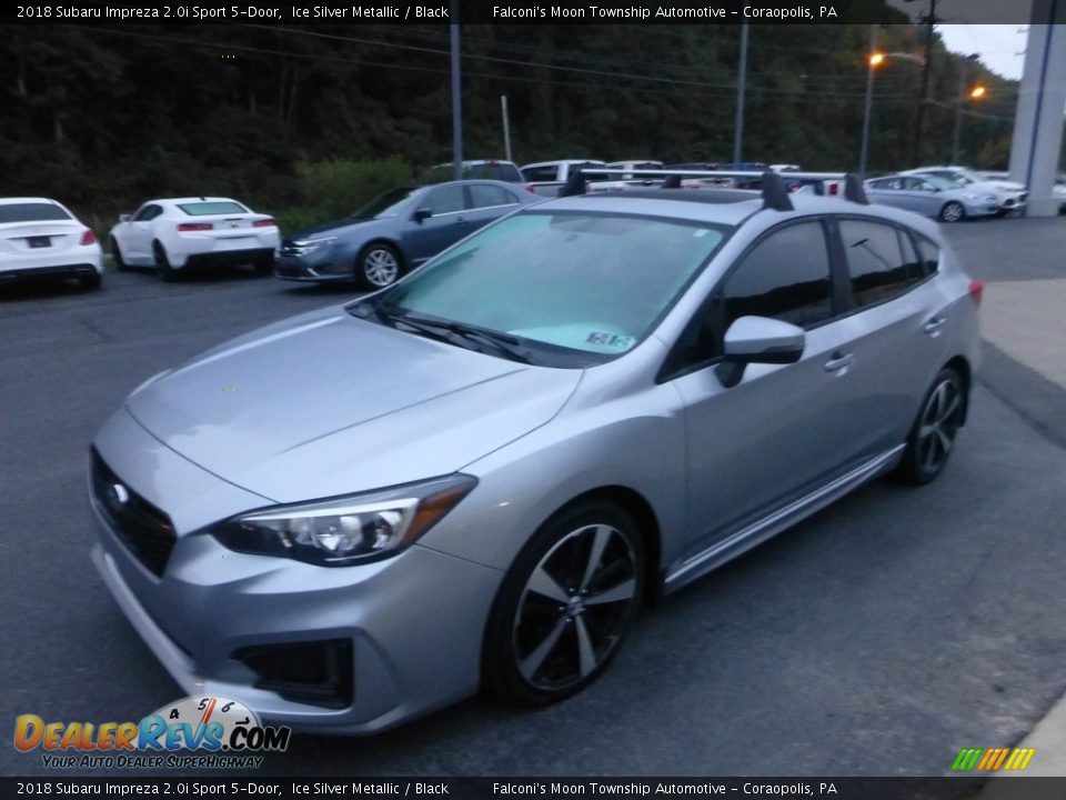 2018 Subaru Impreza 2.0i Sport 5-Door Ice Silver Metallic / Black Photo #7