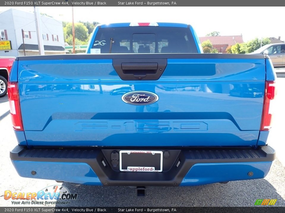 2020 Ford F150 XLT SuperCrew 4x4 Velocity Blue / Black Photo #4