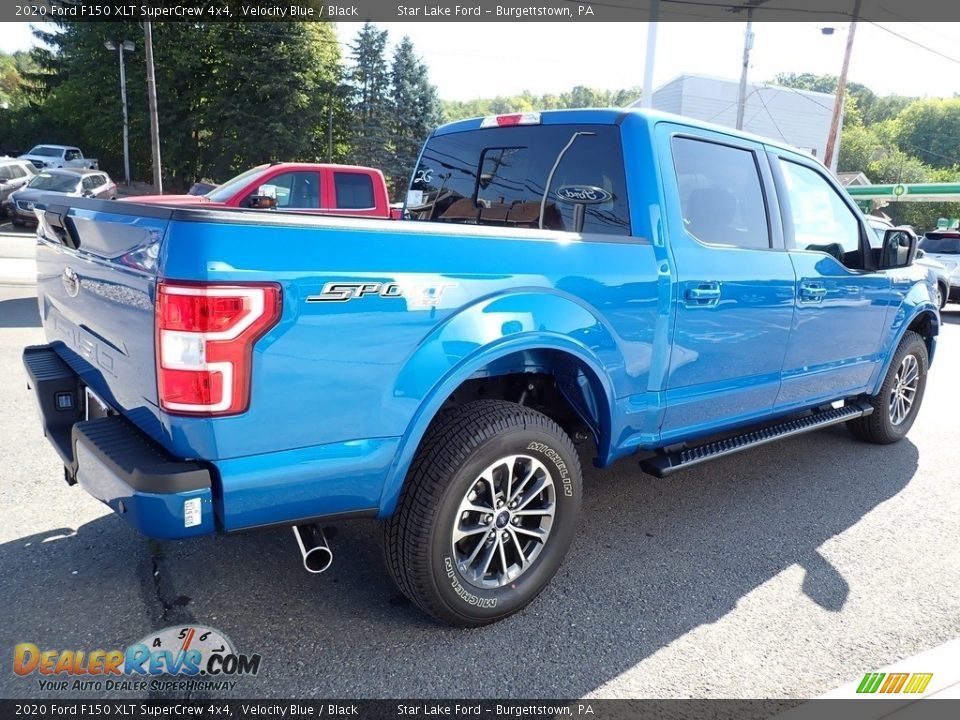 2020 Ford F150 XLT SuperCrew 4x4 Velocity Blue / Black Photo #5