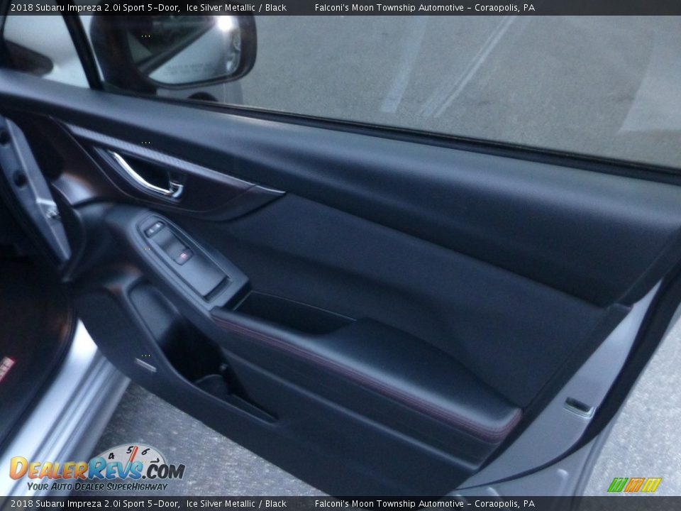 2018 Subaru Impreza 2.0i Sport 5-Door Ice Silver Metallic / Black Photo #13