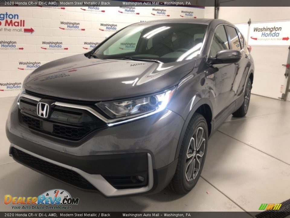 2020 Honda CR-V EX-L AWD Modern Steel Metallic / Black Photo #1