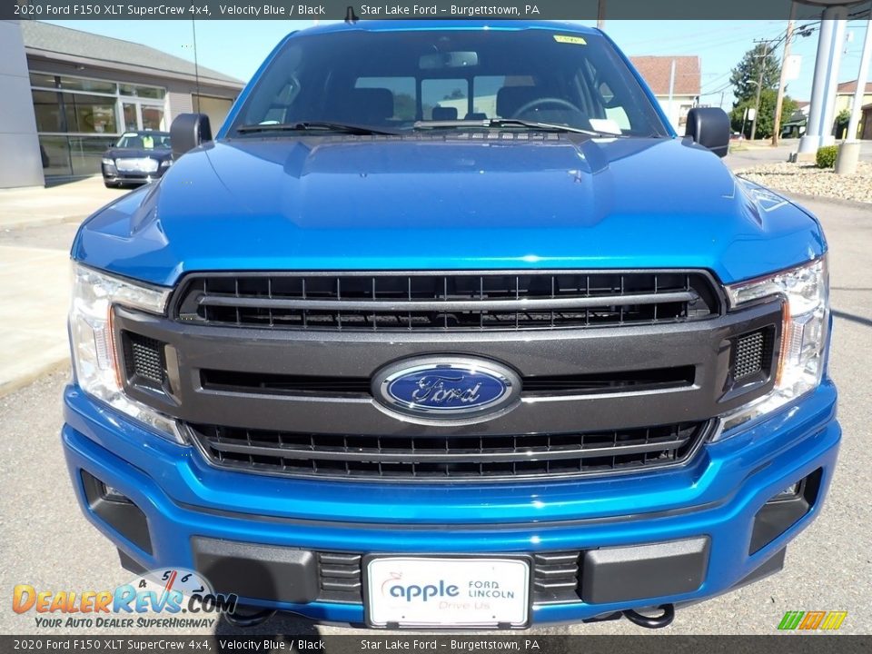 2020 Ford F150 XLT SuperCrew 4x4 Velocity Blue / Black Photo #8