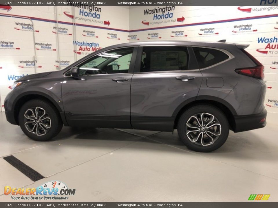 2020 Honda CR-V EX-L AWD Modern Steel Metallic / Black Photo #2