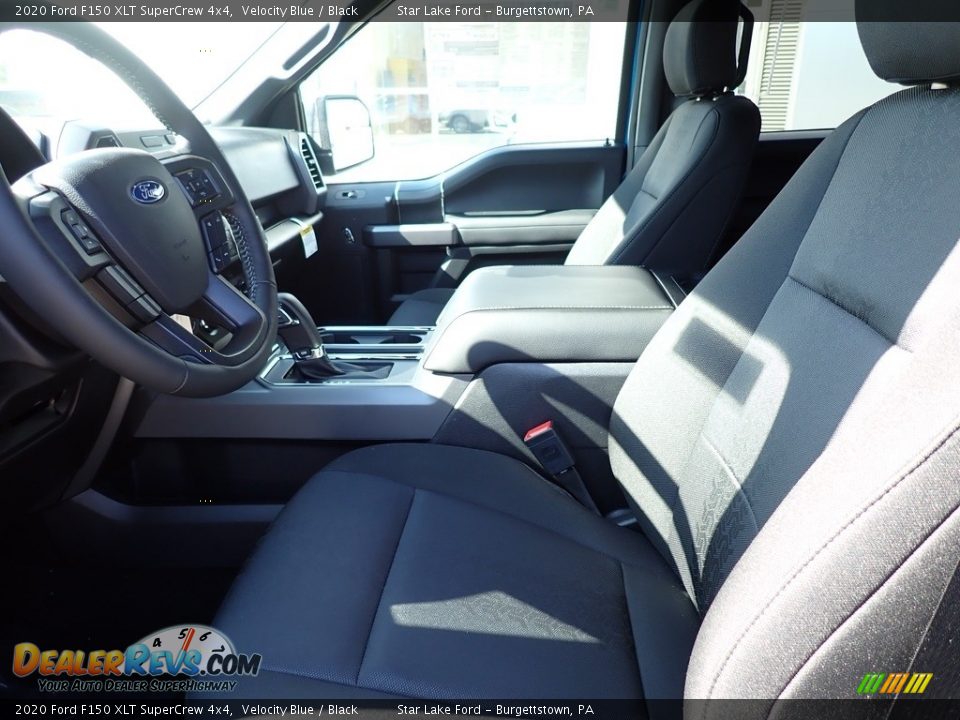 2020 Ford F150 XLT SuperCrew 4x4 Velocity Blue / Black Photo #9