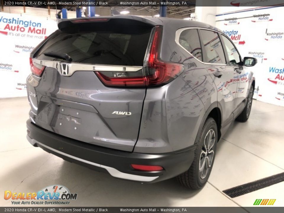 2020 Honda CR-V EX-L AWD Modern Steel Metallic / Black Photo #3