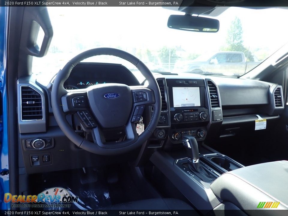 2020 Ford F150 XLT SuperCrew 4x4 Velocity Blue / Black Photo #11