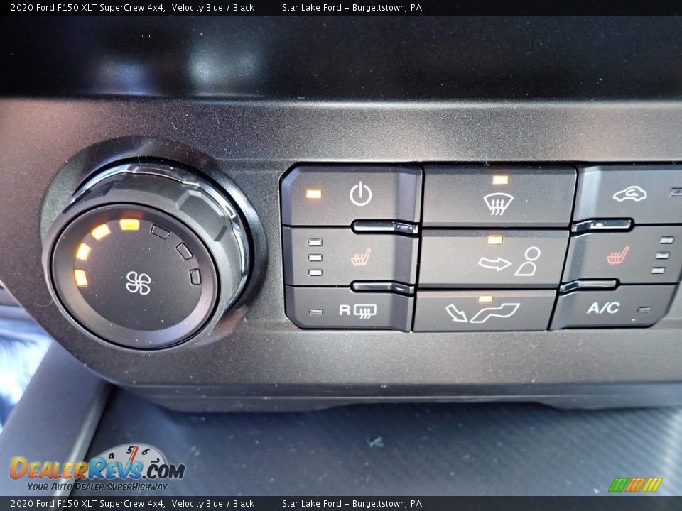 2020 Ford F150 XLT SuperCrew 4x4 Velocity Blue / Black Photo #17