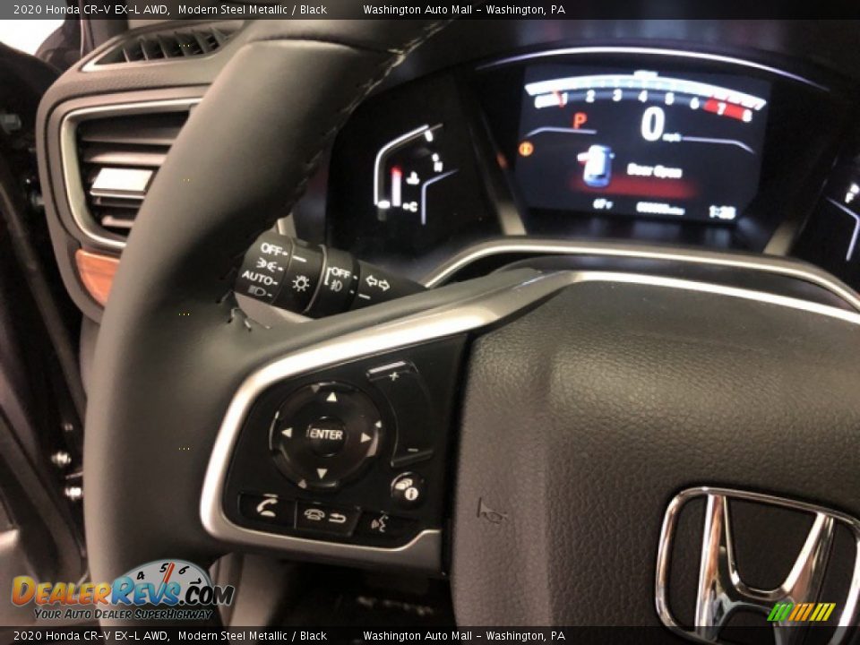 2020 Honda CR-V EX-L AWD Modern Steel Metallic / Black Photo #14