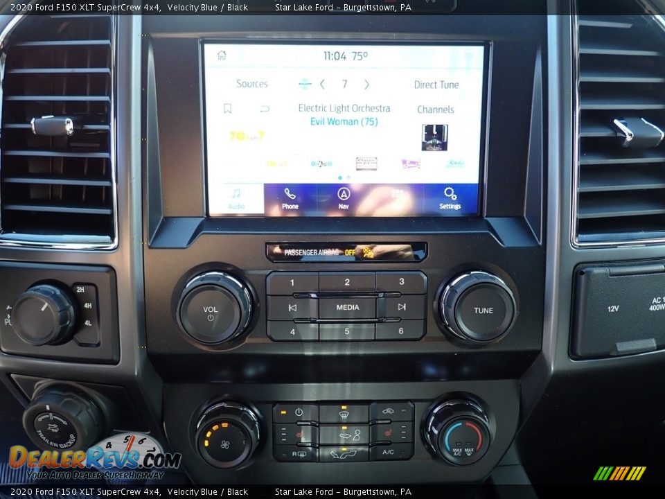 2020 Ford F150 XLT SuperCrew 4x4 Velocity Blue / Black Photo #20