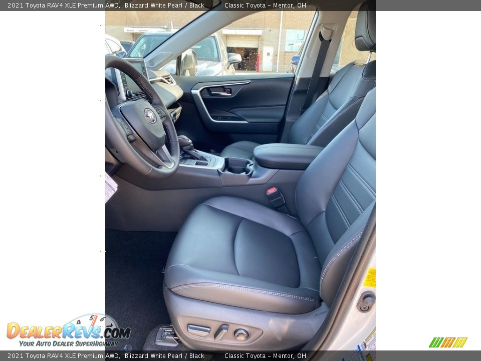 Black Interior - 2021 Toyota RAV4 XLE Premium AWD Photo #2