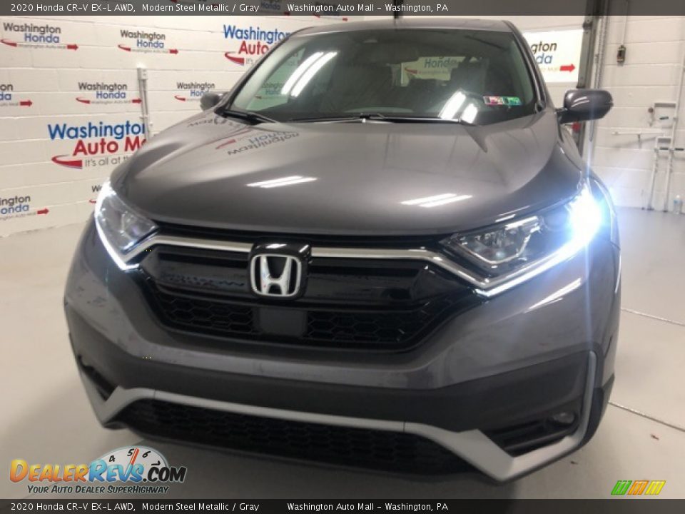 2020 Honda CR-V EX-L AWD Modern Steel Metallic / Gray Photo #5