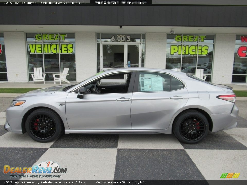 2019 Toyota Camry SE Celestial Silver Metallic / Black Photo #1