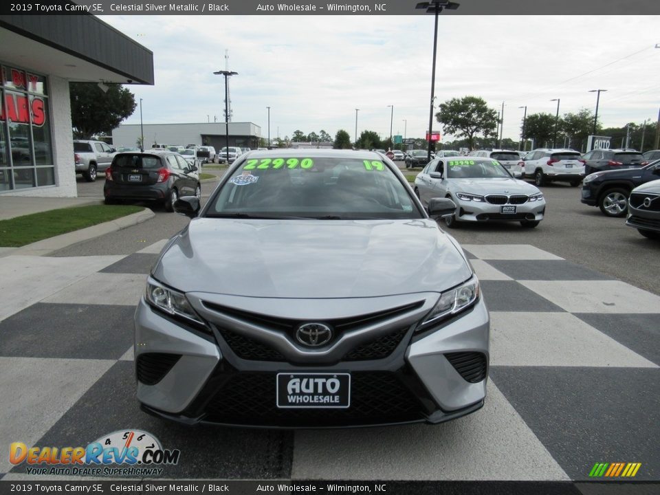 2019 Toyota Camry SE Celestial Silver Metallic / Black Photo #2
