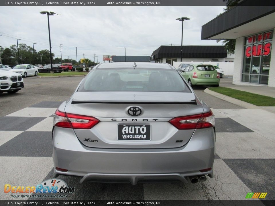 2019 Toyota Camry SE Celestial Silver Metallic / Black Photo #4