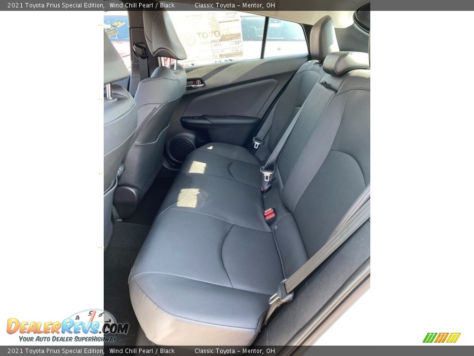 Rear Seat of 2021 Toyota Prius Special Edition Photo #3
