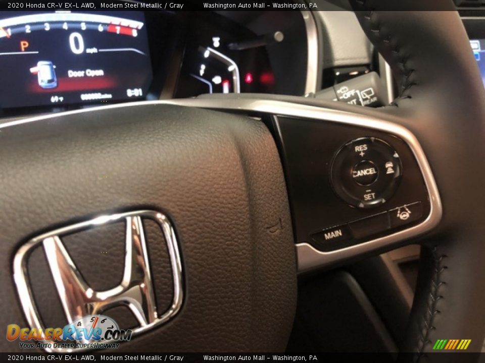 2020 Honda CR-V EX-L AWD Modern Steel Metallic / Gray Photo #15