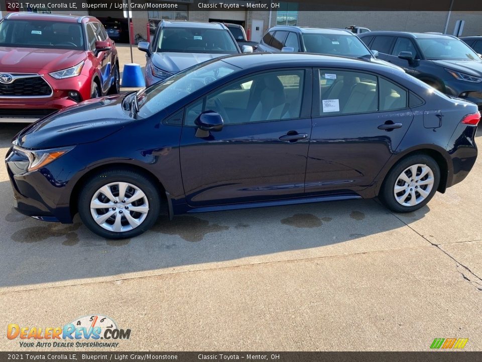 2021 Toyota Corolla LE Blueprint / Light Gray/Moonstone Photo #1