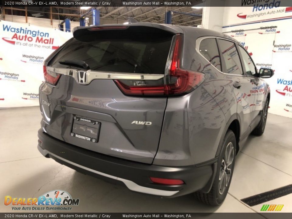 2020 Honda CR-V EX-L AWD Modern Steel Metallic / Gray Photo #3
