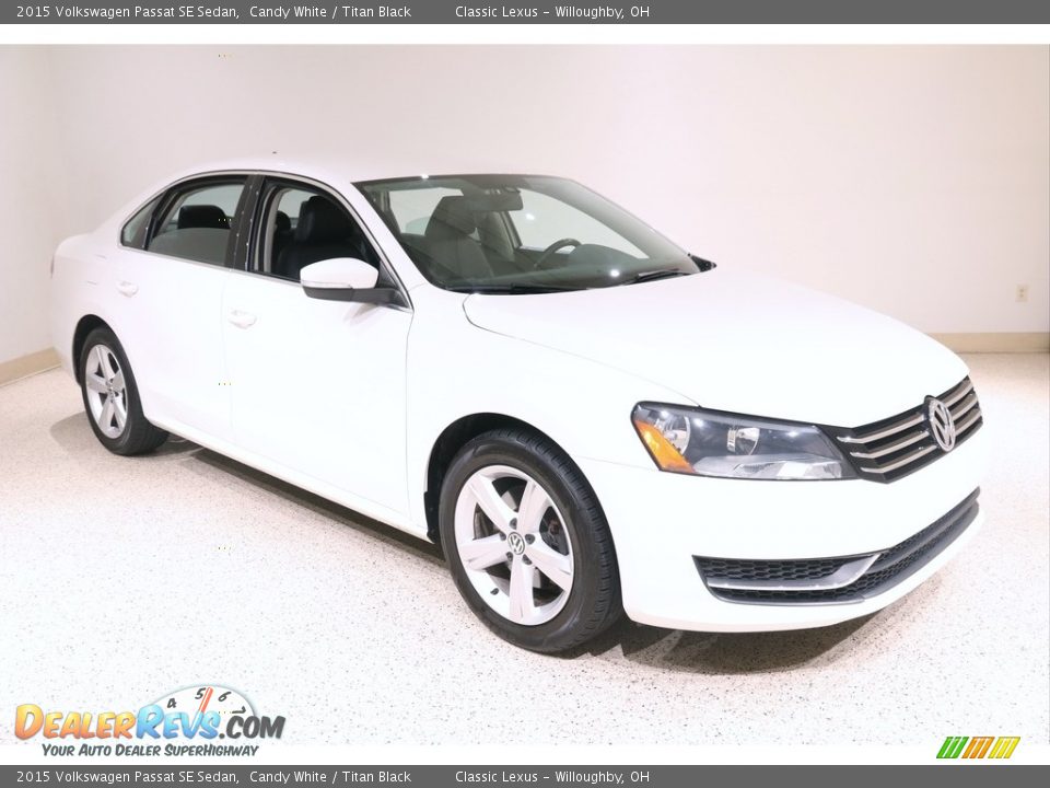 2015 Volkswagen Passat SE Sedan Candy White / Titan Black Photo #1