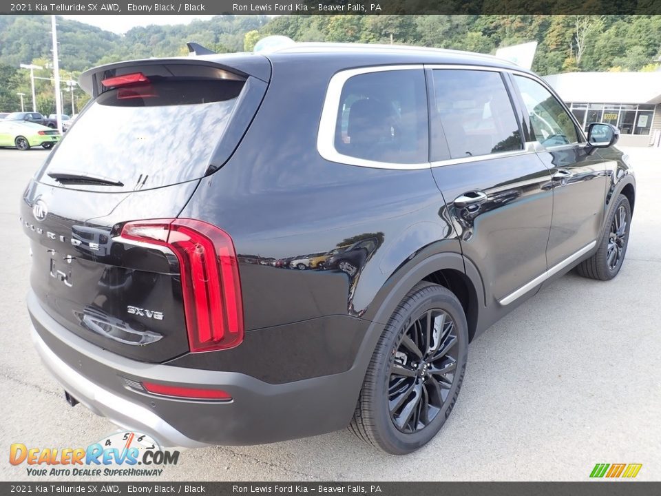2021 Kia Telluride SX AWD Ebony Black / Black Photo #2