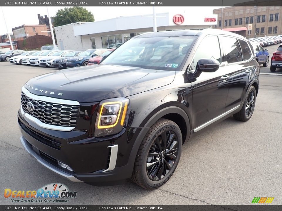 2021 Kia Telluride SX AWD Ebony Black / Black Photo #5