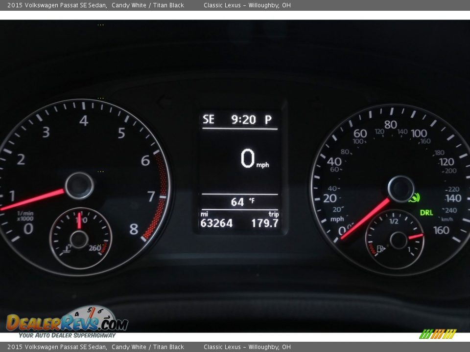 2015 Volkswagen Passat SE Sedan Gauges Photo #8