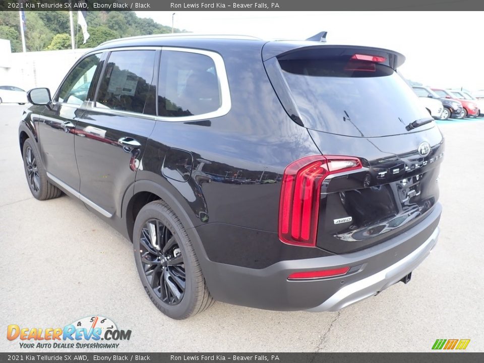 2021 Kia Telluride SX AWD Ebony Black / Black Photo #7