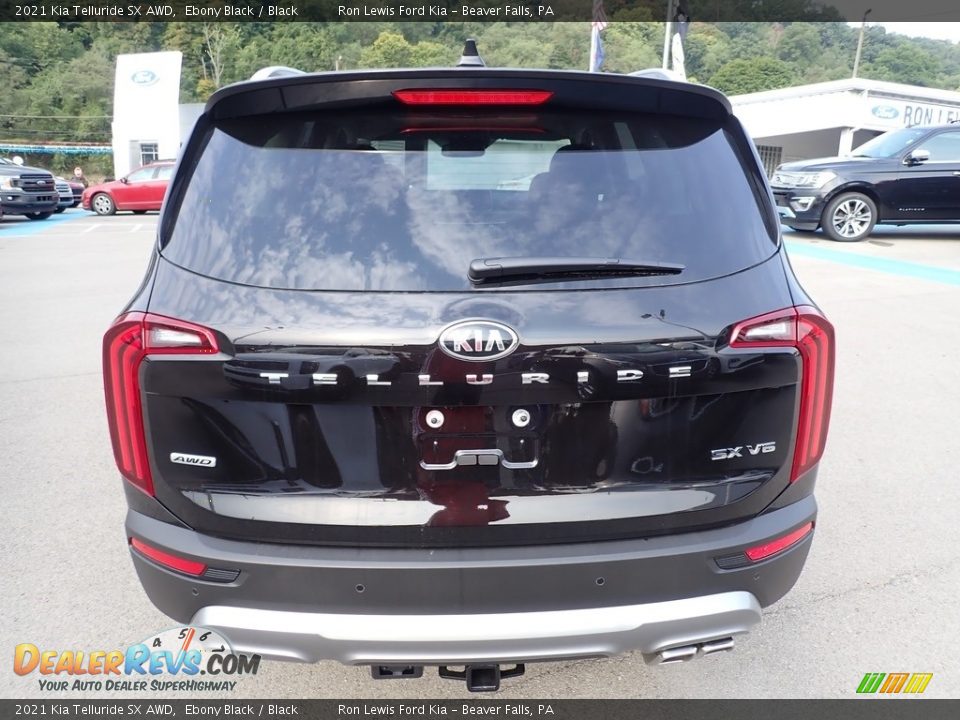 2021 Kia Telluride SX AWD Ebony Black / Black Photo #8
