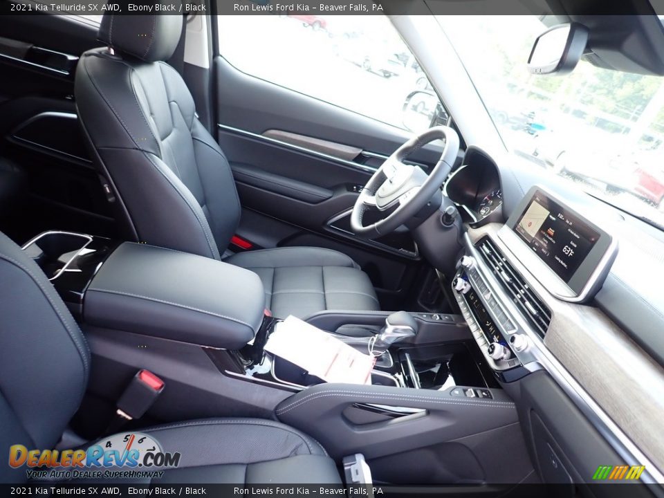 2021 Kia Telluride SX AWD Ebony Black / Black Photo #11