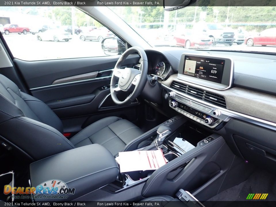 2021 Kia Telluride SX AWD Ebony Black / Black Photo #12