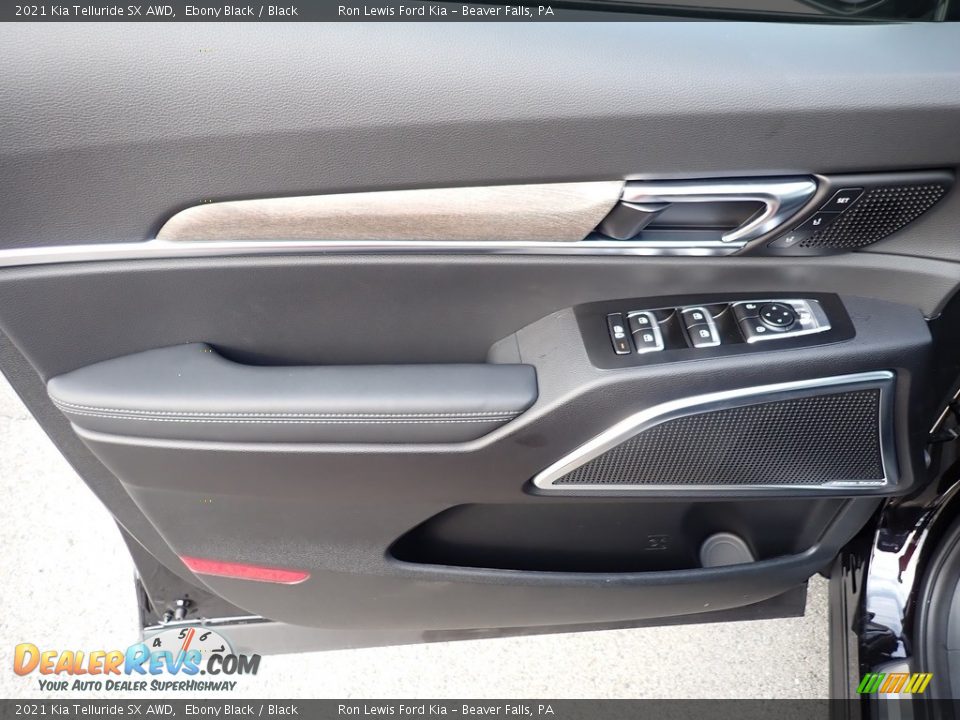 2021 Kia Telluride SX AWD Ebony Black / Black Photo #13