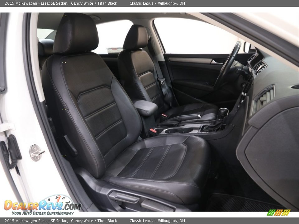 2015 Volkswagen Passat SE Sedan Candy White / Titan Black Photo #15