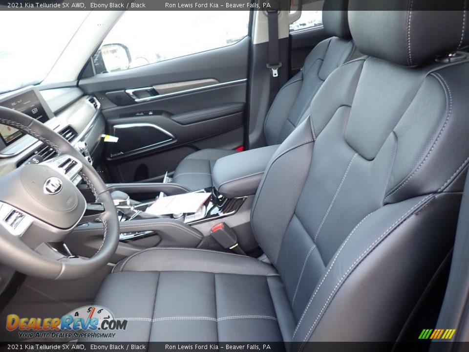 2021 Kia Telluride SX AWD Ebony Black / Black Photo #14