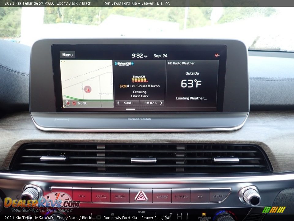 2021 Kia Telluride SX AWD Ebony Black / Black Photo #16
