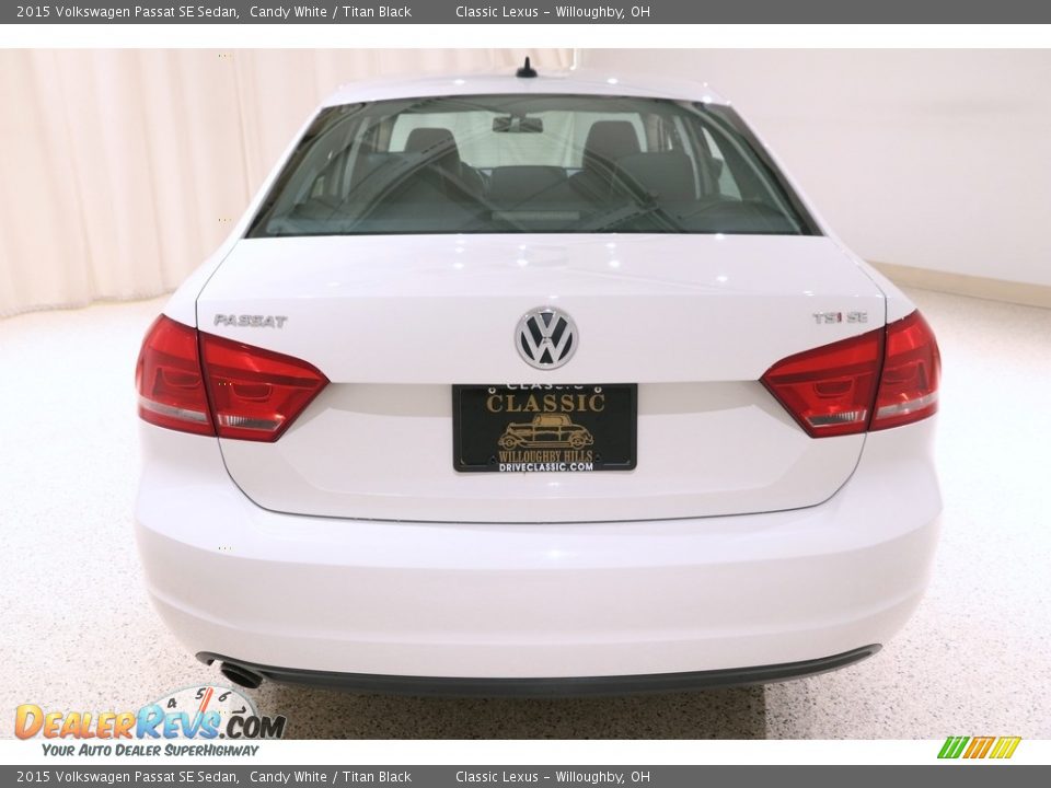 2015 Volkswagen Passat SE Sedan Candy White / Titan Black Photo #19