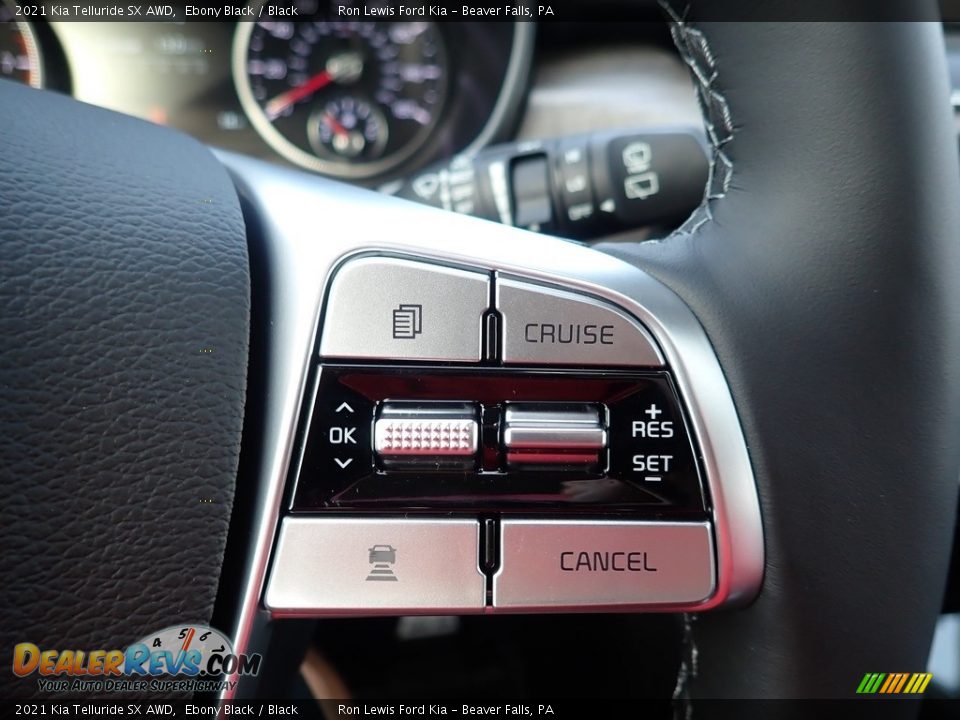 2021 Kia Telluride SX AWD Ebony Black / Black Photo #18