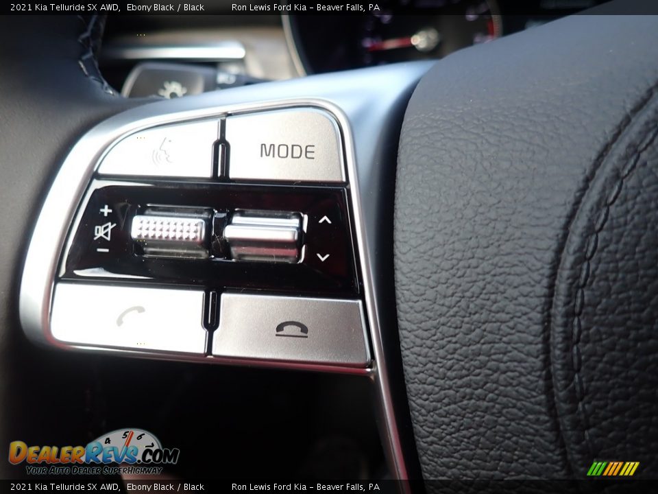 2021 Kia Telluride SX AWD Ebony Black / Black Photo #19