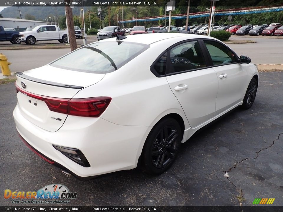 2021 Kia Forte GT-Line Clear White / Black Photo #2